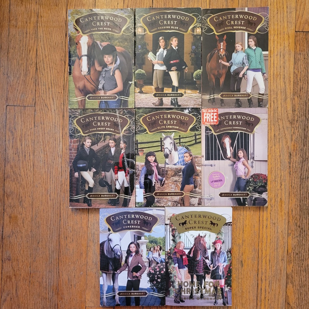 8 Canterwood‎ Crest Book Set Jessica Burkhart Paperback Series Horse Lover
